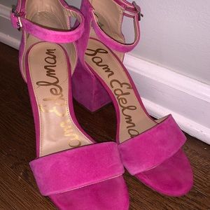 HOT PINK SAM EDELMAN PUMPS
